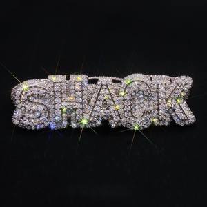 925 Silver Custom Letter Double <b>Finger</b> <b>Ring</b> Iced Out Moissanite Trendy for Certified Luxury Fine Jewelry - Product Image 6