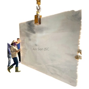 Mármol de Calcita Blanco Cristalino Pulido Premium de Vietnam, Losa Grande, Duradero, Impermeable, Ecológico, Moderno, para Cocina, Baño, Hospital - Product Image 6