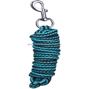 Super Soft Braided Poly Cord Horse Lead Rope with Strong Chrome Plated <b>Bolt</b> Snap Lead Rope for Horses - Product Image 2