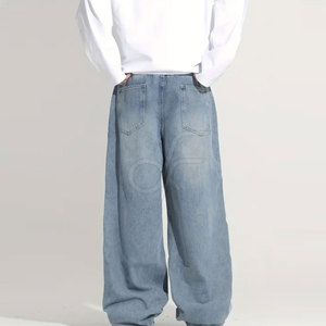 Jeans baggy pour homme sur mesure, style unique, en vente. Créez votre propre design de jeans baggy personnalisé. - Product Image 2