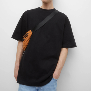 T-shirts pour hommes de qualité supérieure, respirants, couleur unie, logo personnalisé, séchage rapide, streetwear décontracté, t-shirt en coton à col rond, manches courtes - Product Image 6
