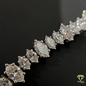 Luxury Lab Grown Diamond Tennis <b>Bracelet</b> For Women In 925 Sterling Silver Elegant Sparkling Wrist Jewelry Gift - Product Image 4