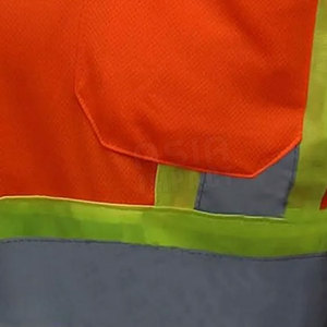 เสื้อเชิ้ตนิรภัยแขนยาวสะท้อนแสงแบบแห้งเร็ว ระบายอากาศได้ดี ผลิตจากโพลีเอสเตอร์ สามารถปรับแต่งได้พร้อมโลโก้ สไตล์สตรีทแวร์ - Product Image 5