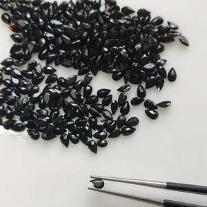 Piedras Preciosas Red Mountain Gems, Ónix Negro Natural, Corte Pera de 4x2.5MM, Piedra Preciosa Suelta de la Mejor Calidad para Joyería - Product Image 4