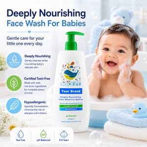 ผู้ผลิตผลิตภัณฑ์ล้างหน้าเด็กสูตรบำรุงล้ำลึกแบบฉลากส่วนตัว - Product Image 3