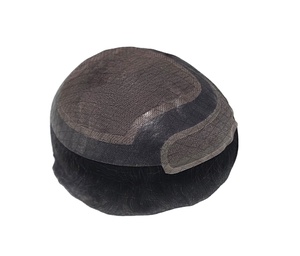 Cabello Indio Virgen 100% Humano, Ondulado Profundo, Ondulado al Agua, Prótesis Capilar, Sistema de Parches Capilares, Taz Bangladesh - Product Image 5