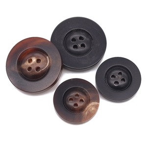 Bouton vierge en corne de buffle - Qualité supérieure, rond, fait main, style animalier, bouton en corne de buffle d'eau indien - Product Image 6