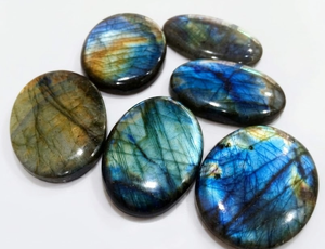 Flashy Labradorite Worry <b>Stone</b> for Spiritual Buy From Crystal Wholesale Natural High Quality Blue Each Flashy Gemstone Labrador - Product Image 2