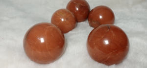 Esfera pulida de cuarzo de Aventurina roja de cristal Natural de calidad superior para amor, meditación, curación, puesta a tierra, piedra Natural a granel - Product Image 5