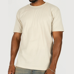 Low MOQ Blank Heavyweight Cotton Tees Premium Streetwear T <b>Shirts</b> Ready for Custom Logo Production - Product Image 3