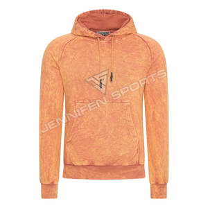 Luxury <b>Orange</b> Tie-Dye <b>Men's</b> <b>Hoodies</b> Cotton Classic Casual Pullover Striped Hoodie Coat Heavyweight Hoodie - Product Image 1