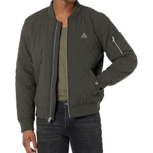 Nouvelles vestes bomber légères pour hommes de qualité supérieure, résistantes à l'eau, coupe-vent décontractées pour l'automne, vestes matelassées à fermeture éclair intégrale, coupe-vent, vêtements de travail - Product Image 1