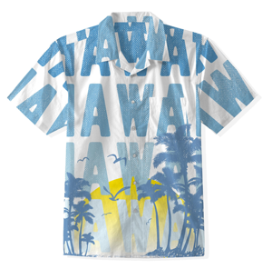 เสื้อเชิ้ตแขนสั้นคุณภาพสูง ดีไซน์สวย ทันสมัย ยอดนิยม สไตล์ฮาวาย เหมาะสำหรับเดินทาง ใส่สบายๆ สำหรับผู้ชาย - Product Image 4