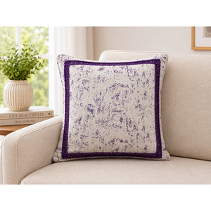 Premium Embroidered Linen Cushion Cover | 100% Natural Linen Vintage <b>Decorative</b> <b>Pillow</b> Cover | Custom OEM - Product Image 3