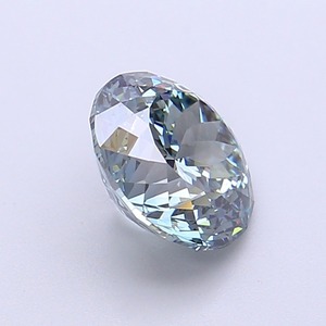 Diamant de laboratoire CVD taillé portugais, vert bleuâtre intense fantaisie, VVS2, polissage EX, éclat excellent, pierre lâche certifiée, qualité premium, rare. - Product Image 4