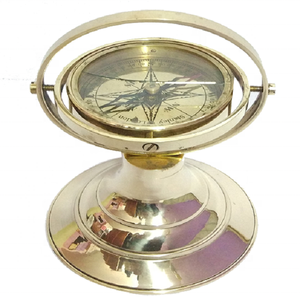 Boussole lumineuse Camping nouveau Portable voyage randonnée poche Design Antique extérieur classique montre Style boussole à vendre laiton - Product Image 5