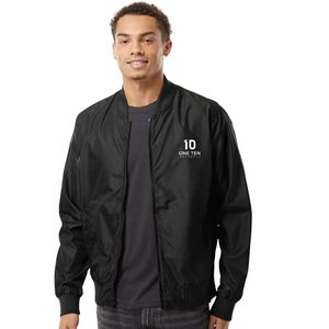Chaqueta Bomber Ligera con Cierre para Hombre, Cortavientos Clásico Informal, con Dobladillo Acanalado, Manga Larga, Cómoda para Primavera y Otoño - Product Image 1