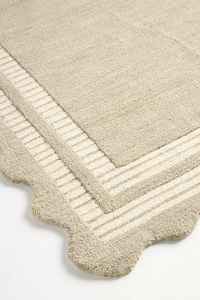Luxury 100% New Zealand Wool Hand Tufted Area <b>Rugs</b> Custom <b>scallop</b> designer Carpet for Living Room Wholesale Handmade Wool Tufted - Product Image 4