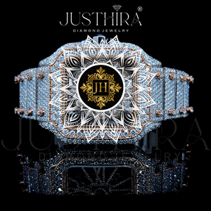 Reloj de Diamantes Moissanite de Acero Inoxidable a Prueba de Agua, de Moda, para Hombre, de Lujo, Construcción Resistente, Disponible en Venta - Product Image 2