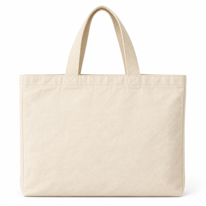 Sac fourre-tout en toile de coton naturel de 10 oz avec poche intérieure 50x40x10cm, logo personnalisé, sac de shopping promotionnel en gros, OEM B2B SNC14B - Product Image 5