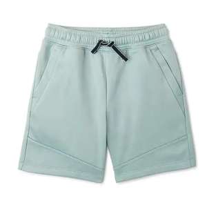 Shorts de survêtement unisexe personnalisés en molleton bouclette à bords bruts, en coton épais, pour la gym, la course et le fitness, style vintage délavé à l'acide pour hommes - Product Image 1