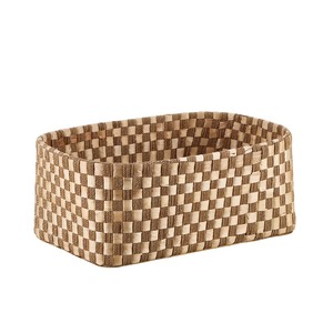 Set of 2 checkered <b>baskets</b> made of seagrass and water hyacinth Handmade <b>Storage</b> <b>Basket</b> Wholesale eco-friendly Made in Vietnam - Product Image 2