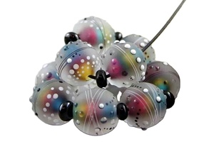 CRAFTED Resin <b>Beads</b> for Jewelry & <b>Garment</b> Decoration for Necklace Trim Accessories Resin Crafts - Product Image 3