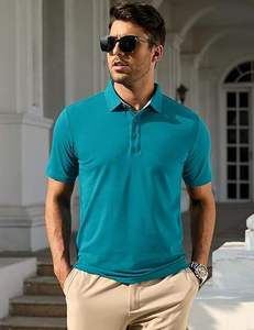 100% Cotton Mens Polo Shirt Fashion Short Sleeved Tee for Men Solid Color Casual Glof Polo Clothes Summer Fashion Men Clothing - Product Image 5