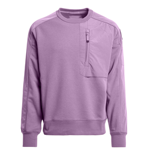 เสื้อสเวตเชิ้ตคอกลมผู้ชาย สีพื้น ผ้าถัก ระบายอากาศได้ดี ทรงปกติ ใส่สบายๆ ในฤดูใบไม้ร่วง - Product Image 2