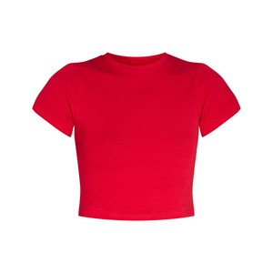 Camisetas Cortas de Algodón para Mujer, Diseño Personalizado, Alta Calidad, Transpirables, Precio Bajo al por Mayor - Product Image 3