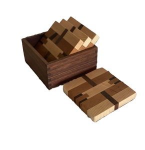 ที่รองแก้วไม้มะม่วงแผ่นไม้รองแก้วไม้แข็งแผ่นรองจานไม้อะคาเซีย - Product Image 4