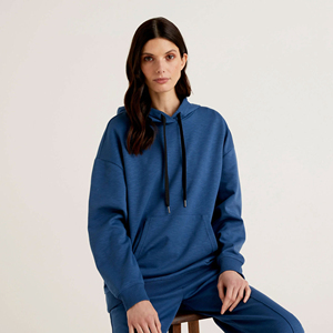 Nouveau Pull à Capuche Oversize Personnalisable pour Femme Hiver 2026 avec Logo Frontal en Polaire – Vente Flash - Product Image 4
