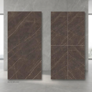 Dalle de marbre en pierre frittée 120x240cm Foshan Exportateur 1200x2400mm Carreaux de sol en porcelaine brillante polie - Product Image 3