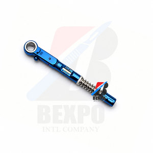 Blue and Black Manual <b>Torque</b> Wrench Dental Ratchet 0-45 Ncm Implantology Stainless Steel Surgical Instrument with Ergonomic Grip - Product Image 5
