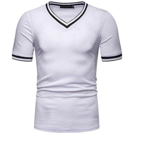เสื้อยืดคอกว้าง แขนสั้น ทรงปกติ ผ้าเจอร์ซีย์คอตตอน 100% สีขาวล้วน สำหรับผู้ชาย ผลิตตามสั่ง เป็นมิตรกับสิ่งแวดล้อม แห้งเร็ว คุณภาพสูง - Product Image 5