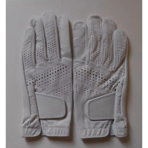 Gants de golf d'extérieur en cuir véritable, respirants, à doigts entiers, avec fermeture auto-agrippante, unisexes, protection des mains pour le sport, JNM SAFETY - Product Image 4