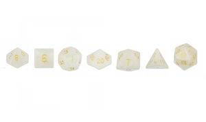 Dés en pierre de haute qualité, jade blanc, cristal naturel, pierres de guérison Reiki, pierres gravées, ensemble de dés personnalisés, cristal Viking. - Product Image 4