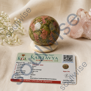 Sphère de jaspe polie, boule décorative en pierre, globe artistique, spécimen minéral naturel - Product Image 3