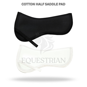 Cotton Half Saddle Pad Horse Riding Saddle Pad <b>Equestrian</b> Equipment - Product Image 2