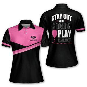 Polo de pickleball personnalisé par sublimation pour hommes, séchage rapide, respirant, en polyester, pour le sport, le tennis et l'entraînement, OEM - Product Image 3
