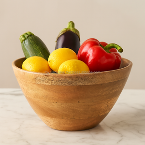Juego de Tazones para Ensalada de Madera Hechos a Mano por Artesanos Reales con Incrustaciones de Resina de Color, Tazones de Servir de Lujo para Cocina, Comedor y Decoración de Fiestas - Product Image 5