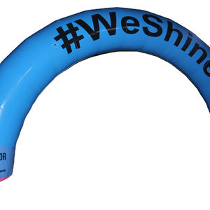 Arco inflable azul We Shine para eventos publicitarios al aire libre - Product Image 1