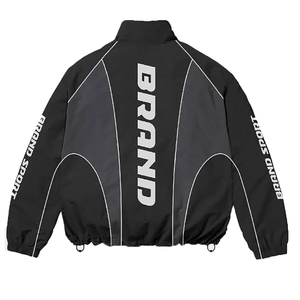 2026 New Arrival Custom Sublimation Printed Windbreaker Suit Custom Logo <b>Zip</b> <b>Up</b> <b>Jacket</b> And Pants Track Set - Product Image 5