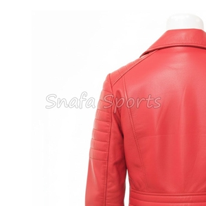 Veste en cuir tendance pour femmes, vêtement d'extérieur décontracté conçu pour le confort et un style moderne. - Product Image 6