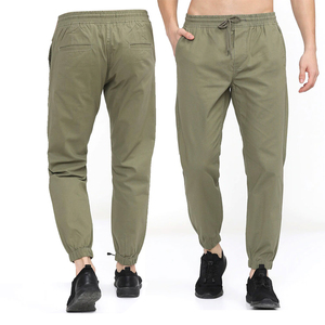 2026 High Quality Regular Fit Breathable Mid Waist Solid Color Fashion Pocket Quick Dry Canvas Men's Winter 100% Cotton <b>Trouser</b> - Product Image 6