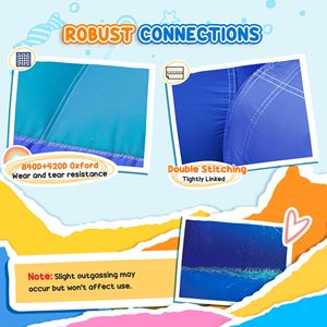 Struttura Gonfiabile 5 in 1 per Divertimento Acquatico con Scivolo, Piscina, Trampolino, Parete da Arrampicata e Cannone, con Soffiatore da 550W - Product Image 5