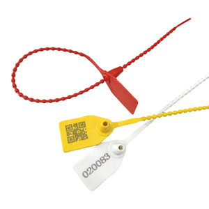 <span class=keywords><strong>HS</strong></span>-PS 6024 Scellés de sécurité en plastique anti-effraction, étiquettes en plastique, scellés de sécurité à code-barres réglables à serrage progressif pour étiquettes de vêtements et extincteurs - Product Image 1