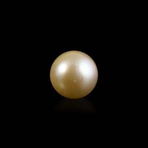 Perle d'eau de mer dorée de 4,65 carats, 11 mm, pour la fabrication de bijoux fins - Product Image 2