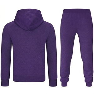 Conjunto Deportivo de Otoño para Hombre, Transpirable, de Spandex/Poliéster, Chaqueta con Capucha y Pantalones Deportivos para Ejercicio, Running y Uso al Aire Libre - Product Image 3