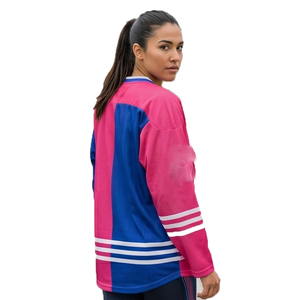 Maillot de hockey sur glace pour femmes, maillots de hockey sur glace de haute qualité, vêtements d'entraînement, maillot de hockey sur glace à manches longues - Product Image 2